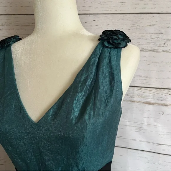 Adrianna Papell v-neck dress - Picture 4 of 10